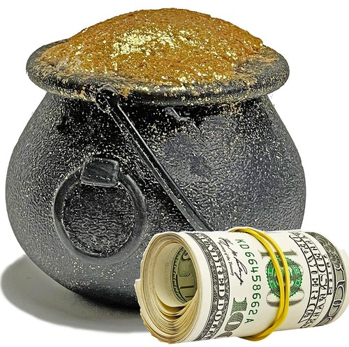 Halloween cash bath cauldron - bath,